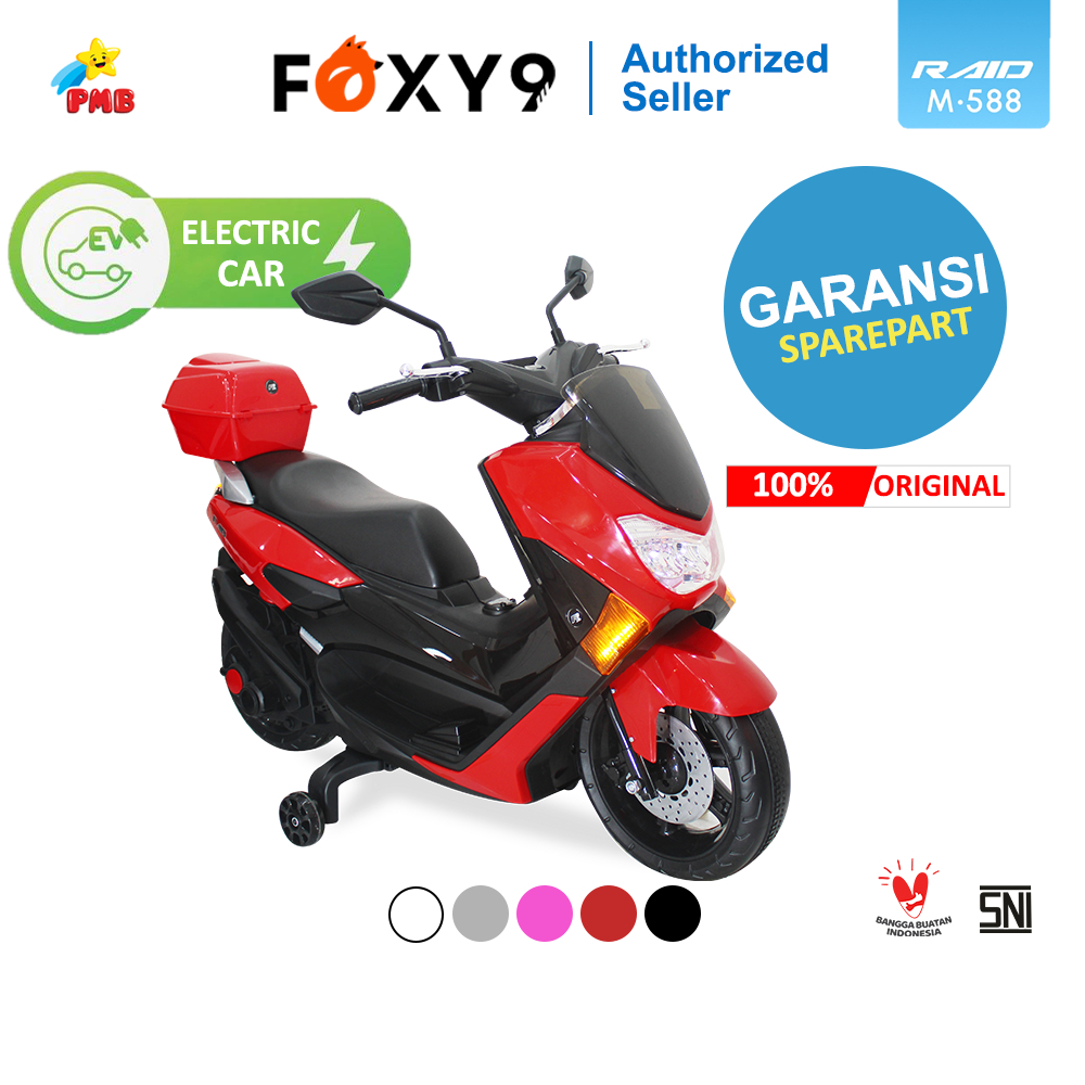 Motor Aki Anak Besar PMB M588 RAID Mainan Motor Anak