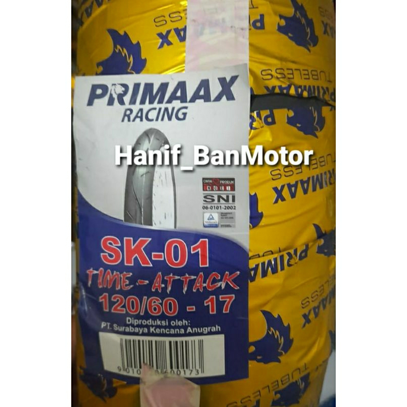 BAN DONAT MURAH RING 17 SOFT COMFOUND // PRIMAAX SK01 UK 120/60-17, 150/60-17, 160/60-17 TUBELESS SN