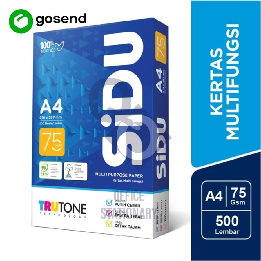 

HJK Kertas HVS A4 PPlite Epaper EKON ZAP Copy Paper Paperone Paperone IK Sidu Sinar Dunia 75 grm 1