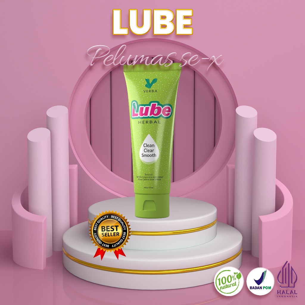 Pelumas Lubricant / Pelumas Sex Ukuran 50ml VERBA LUBE MINYAK HERBAL PELUMAS HUBUNGAN SEX SUAMI ISTR