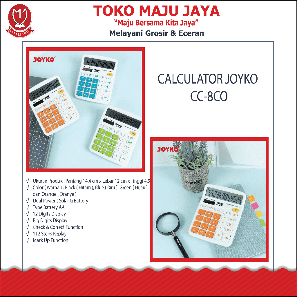 

CALCULATOR JOYKO CC-8CO