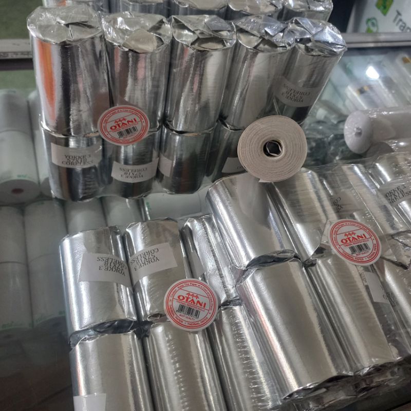 

Ketas Thermal Polos Thermal Paper 57x38 mm