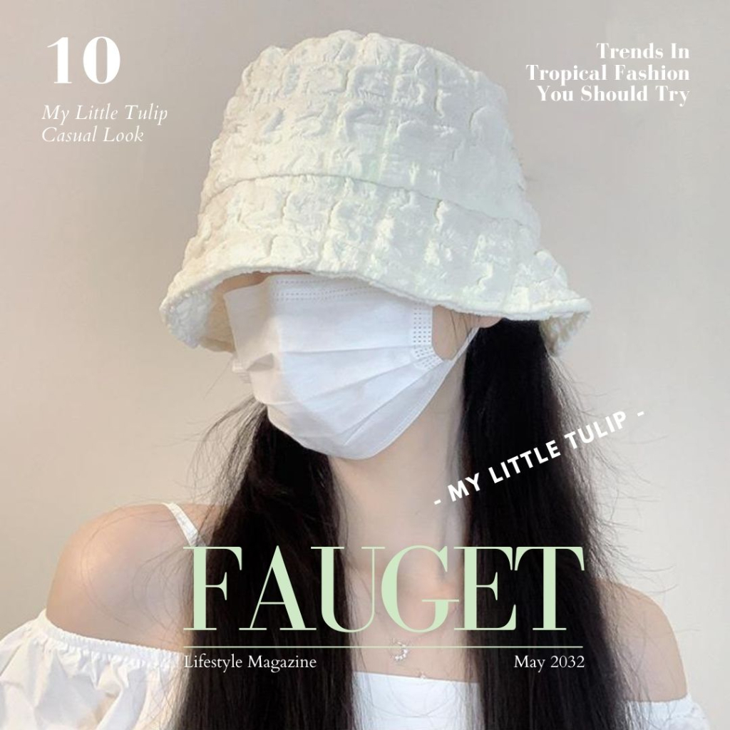 Topi Bucket Hat Wanita import Best Quality korea Y2X8 anti lecek pantai korean style branded hijaber