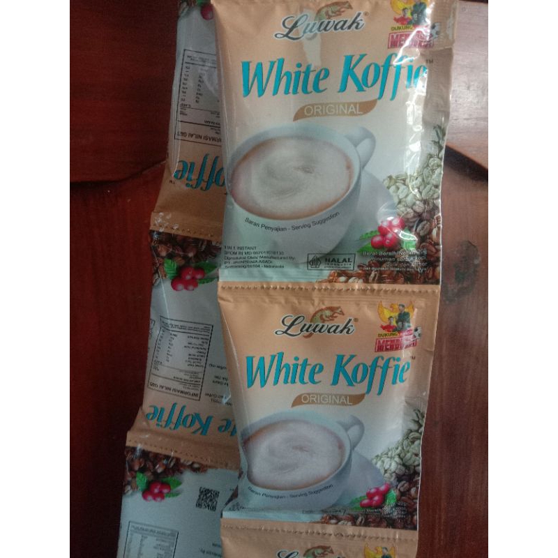 

Luwak White Coffe renceng isi 10sachet