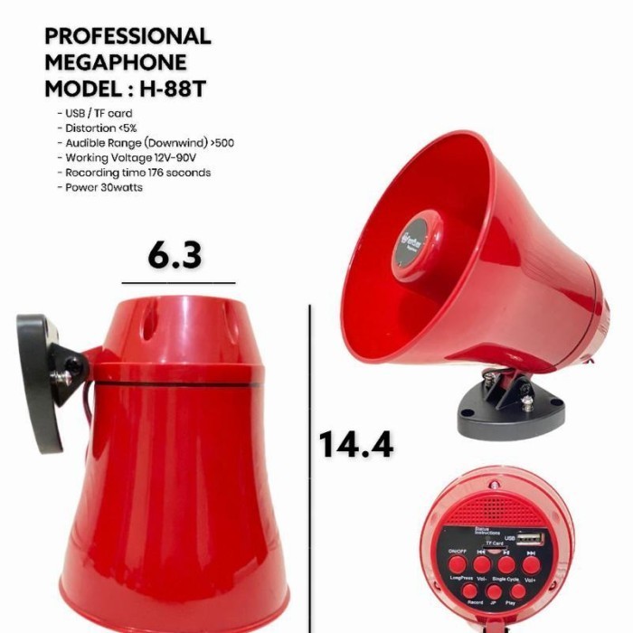 MEGAPHONE TOA FIRSTCLASS H89T - H88T FirstClass