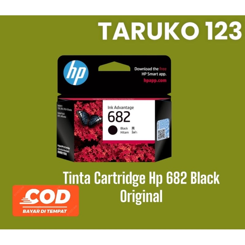 CARTRIDGE HP 682 BLACK ORIGINAL