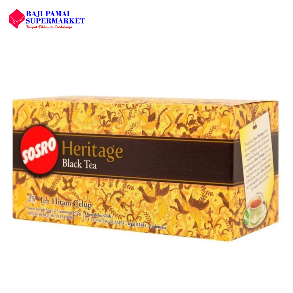 

Teh Celup Sosro Heritage Jasmine Tea isi 25