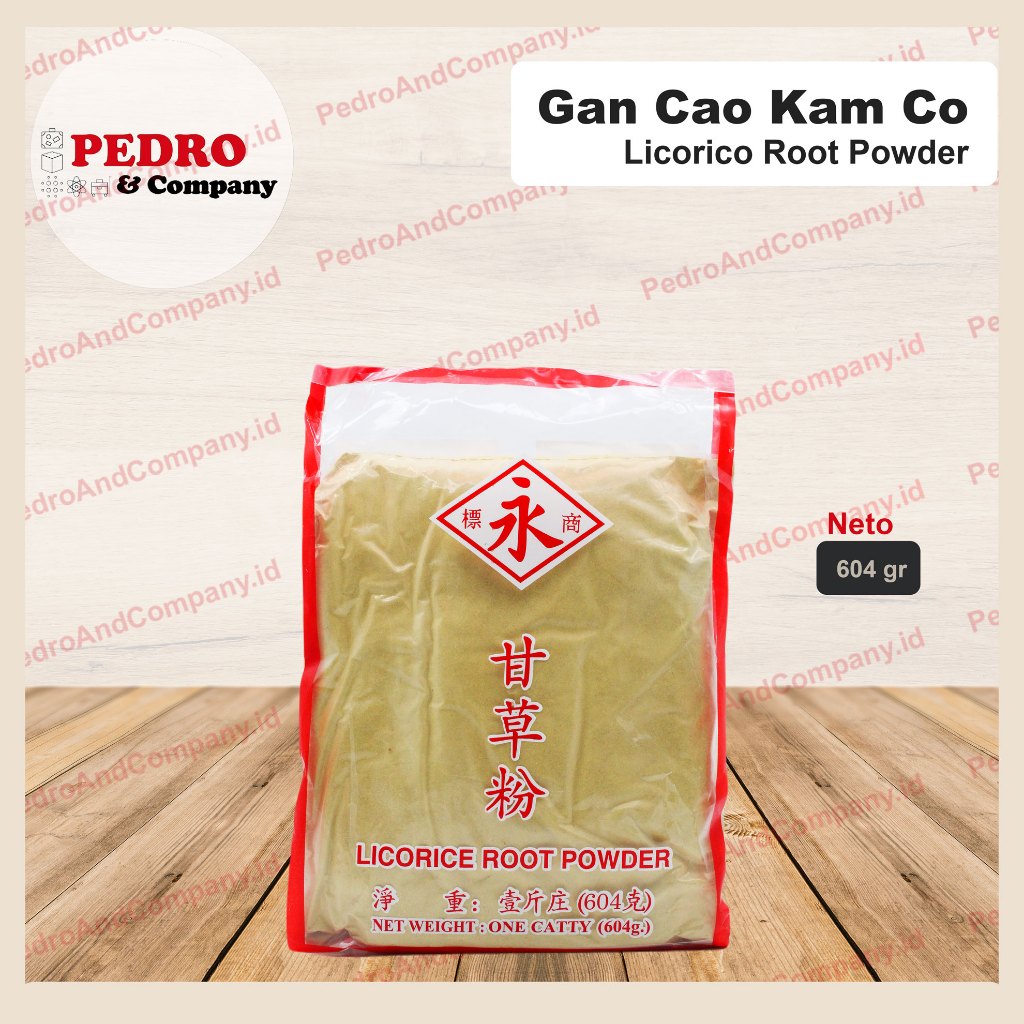 

Licorice Root Power 604 gram Gan Cao Kam Co akar manis teh