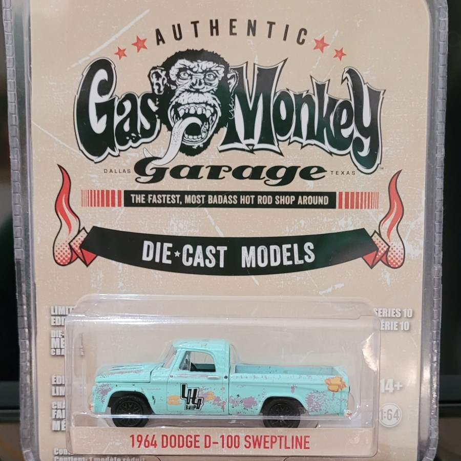 Greenlight Gas Monkey Garage 1964 Dodge D-100 Sweptline