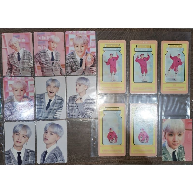(READY RARE) BTS SUGA yoongi 4th muster mpc set cloud card photo binder pc