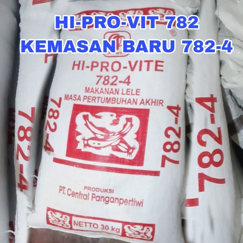 Per 20 Kg HI PRO VITE 782 - 4 4mm  Makanan ikan Pakan Ikan Dewasa Hi Pro Vite