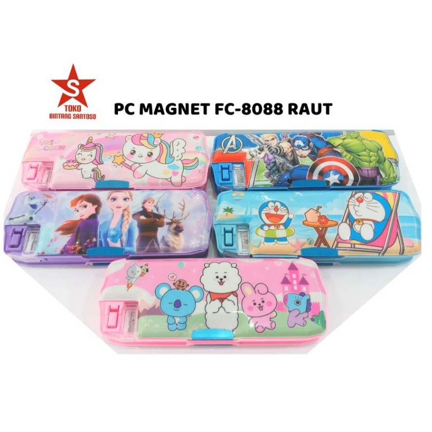 

PC MAGNET FC-8088 RAUT / Pencil Magnet FC-8088 Raut / Kotak Pensil Raut / Tempat Pensil