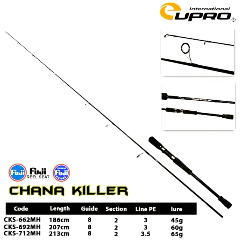 Joran Baitcasting Casting Eupro Chana Killer Chanakiller CKC602MH