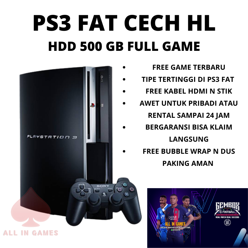 PS3 FAT CECH HL Free Game Terbaru