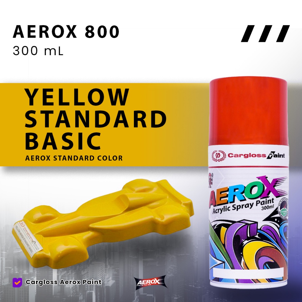 Aerox 800 Cat Semprot  - Standard Color Yellow (Kuning)