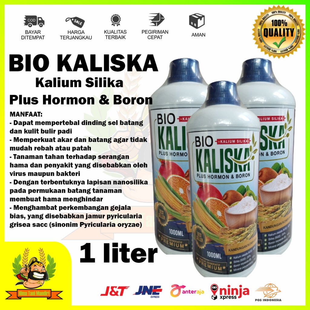 Bio Kaliska Pupuk Kalium Silika 1 Liter