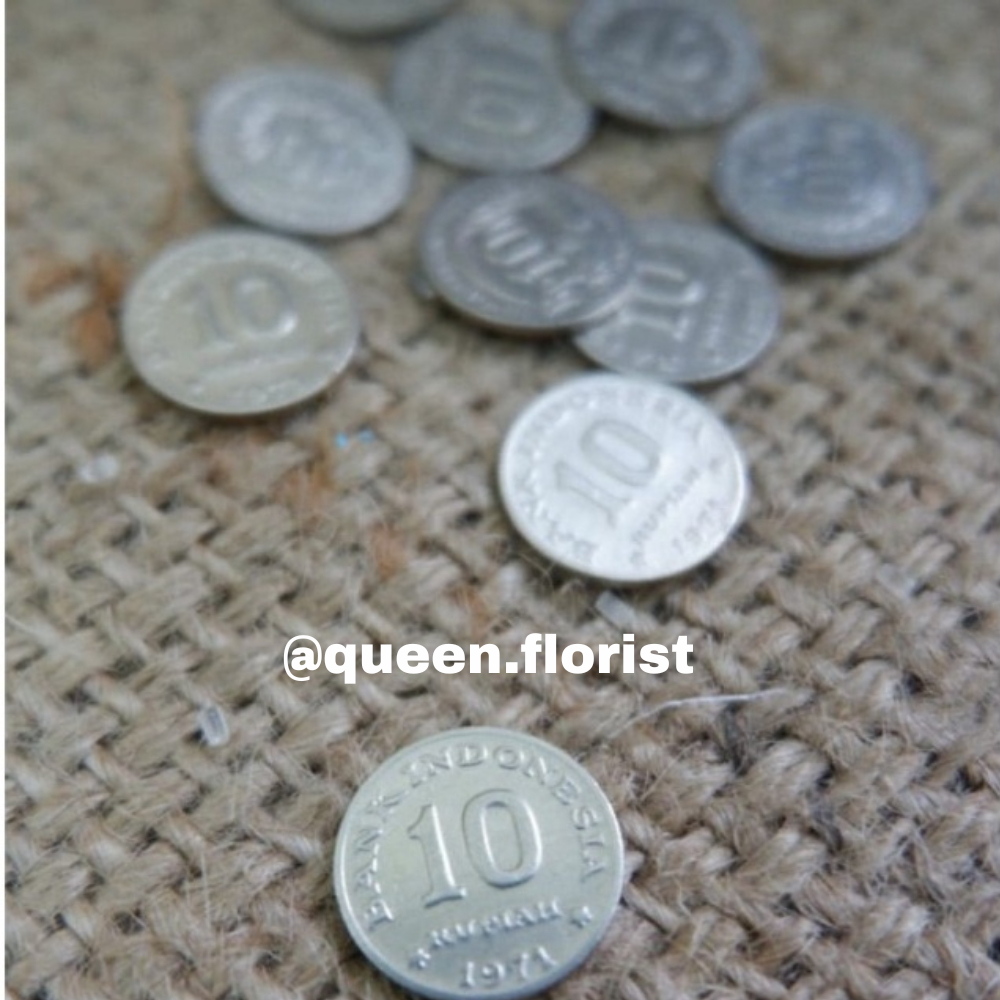 Uang Koin 10 Rupiah uang kuno asli baru