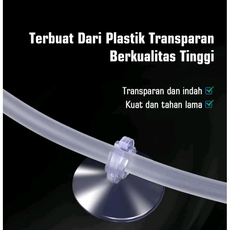 Kop/dop penempel selang airpump aquarium