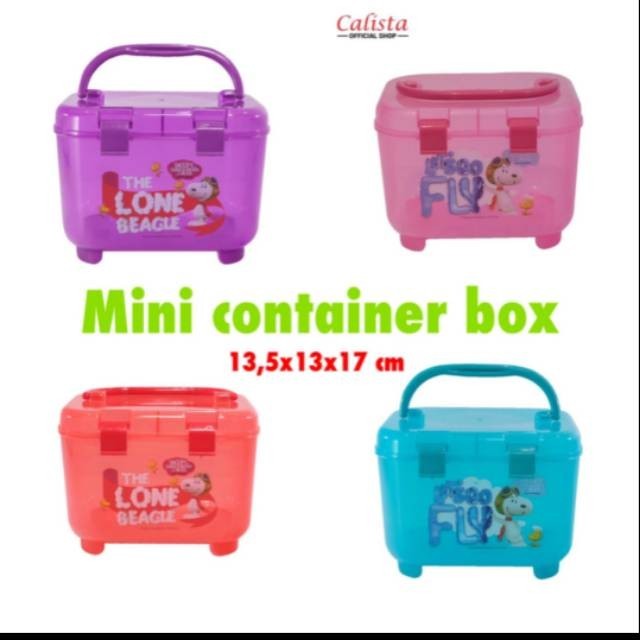 MINI CONTAINER CALISTA / KOTAK OBAT / KOTAK PENYIMPANAN CALISTA
