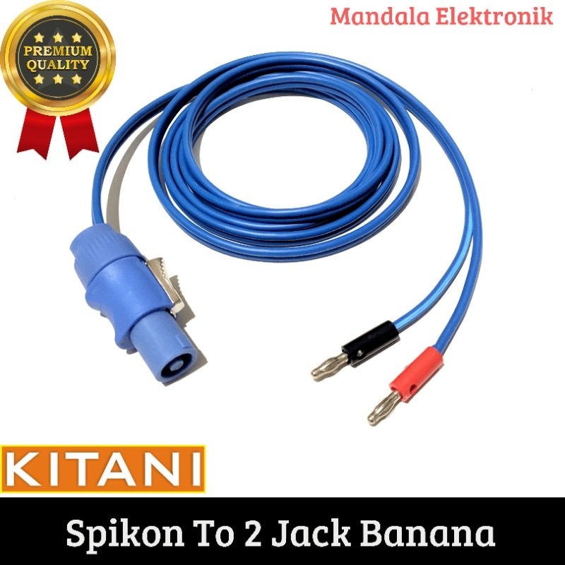 kabel speaker jack spikon to 2 jack banana kabel audio