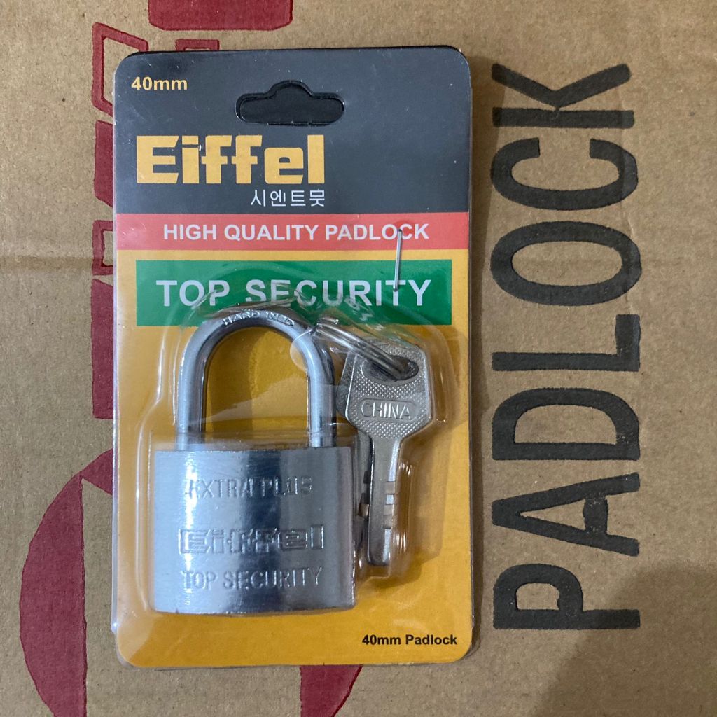 Eiffel Gembok Nekel 30mm, 40mm, 50mm, 60mm Gembok koper dan Pagar