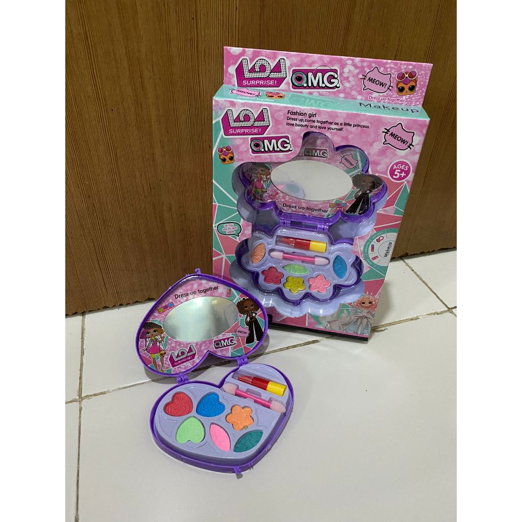 MAINAN MAKE UP DUS LOL ANAK / mainan makeup anak murah ber SNI aman di kulit anak