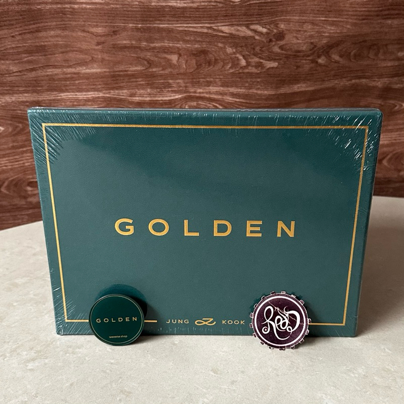 [READY OFFICIAL SEALED] BTS Jungkook Golden Album + Weverse POB