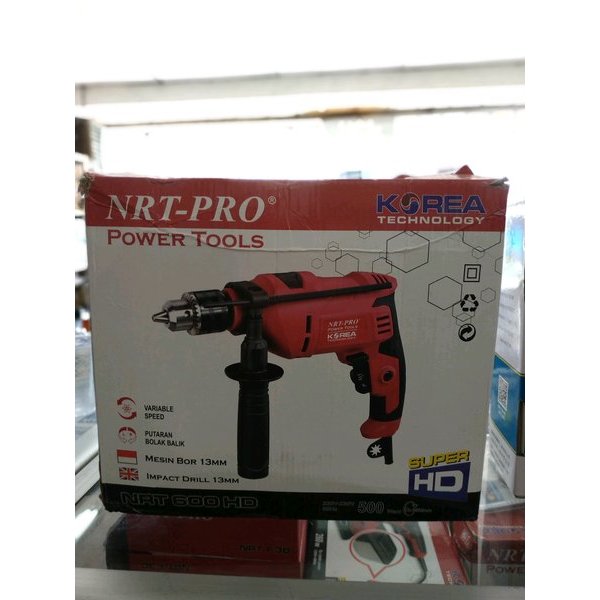 Mesin Bor Beton NRT PRO 600HD - Impact Drill NRT - Bor Tembok 13mm NRT 600 HD 13 mm