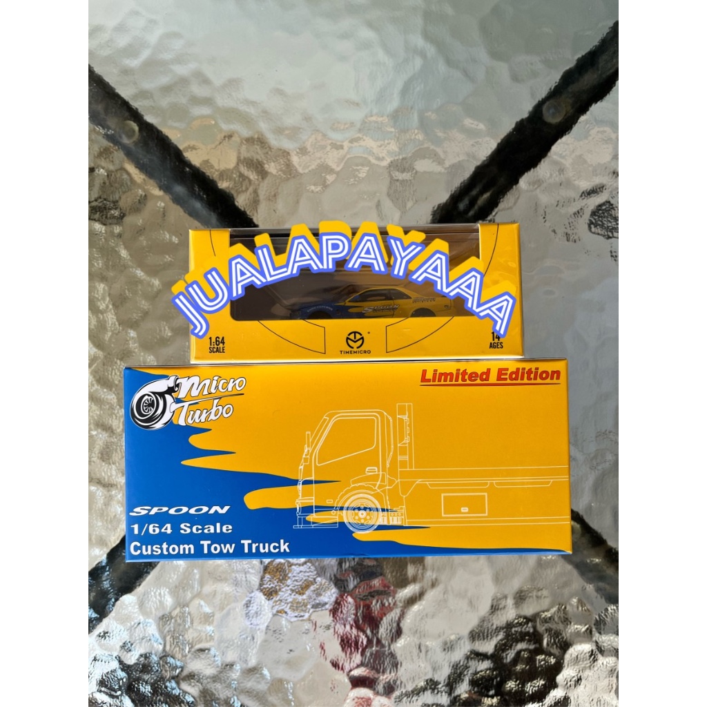 TIME MICRO R34 SPOON MICRO TURBO SPOON TOWING DIECAST SET SPOON