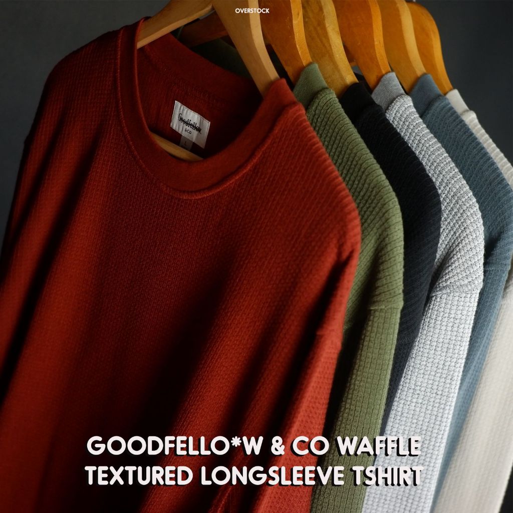 Goodfello*w &amp; Co Waffle Textured Longsleeve Tshirt