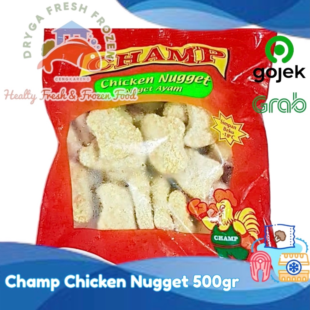 

Champ Chicken Nugget 500gr Naget Ayam