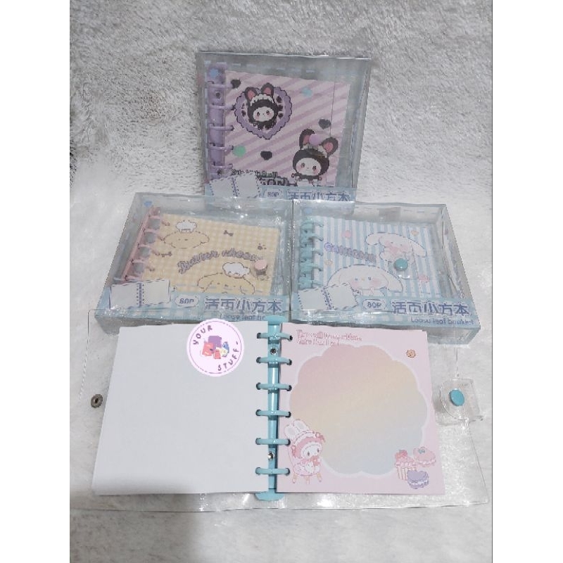 

Notebook ring sanrio buku jurnal