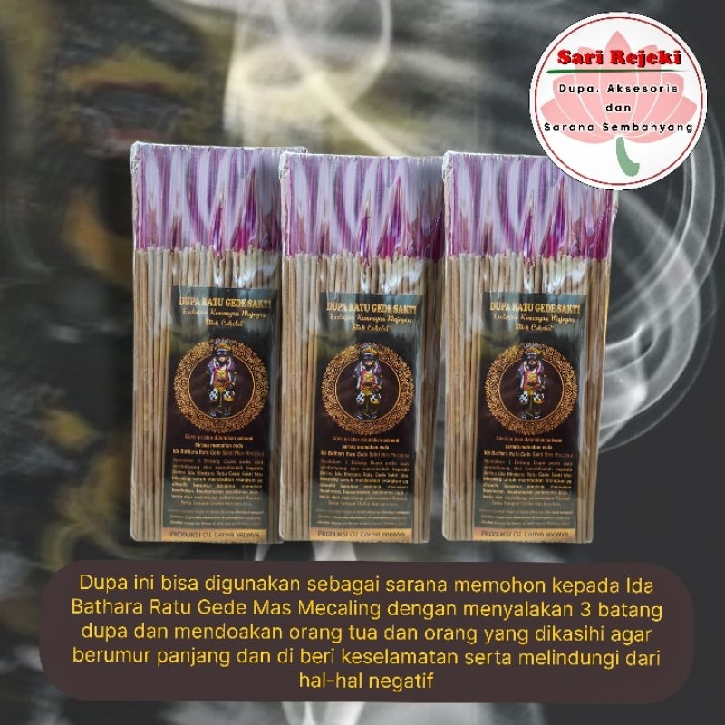 Dupa menyan majegau Ratu Gede Sakti Premium