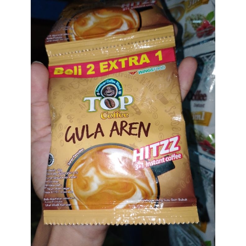 

(1 renceng 15 sachet) TOP GULA AREN 31g Sachet