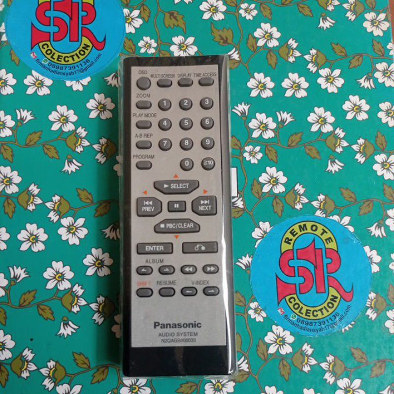 Remote audio system cd panasonic