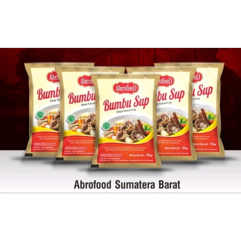 

Bumbu sup Abrofood 50gr paket isi 5pc