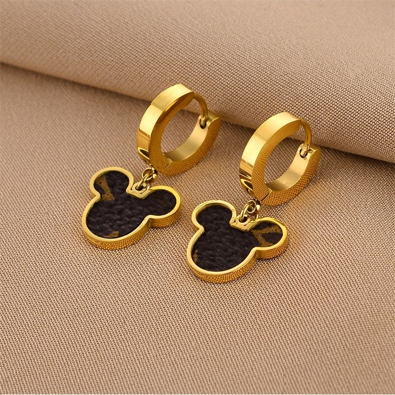 anting mickey titanium asli