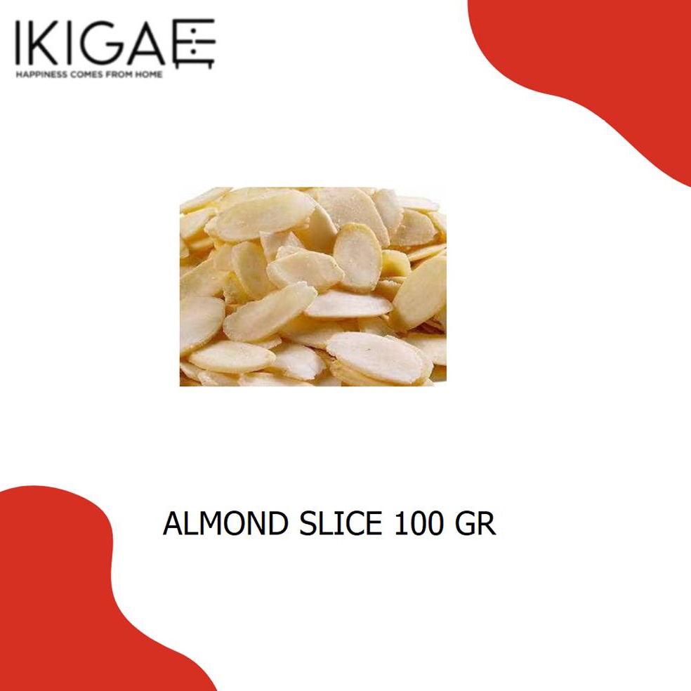 

TERBARU⚡ KACANG ALMOND SLICE / SLICE ALMOND 100 GR REPACK