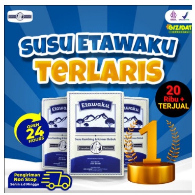 

HEMAT PROMO✅ ETAWAKU PLATINUM - Susu Kambing Etawa Anak & Dewasa Pengganti Susu isi 10 pcs