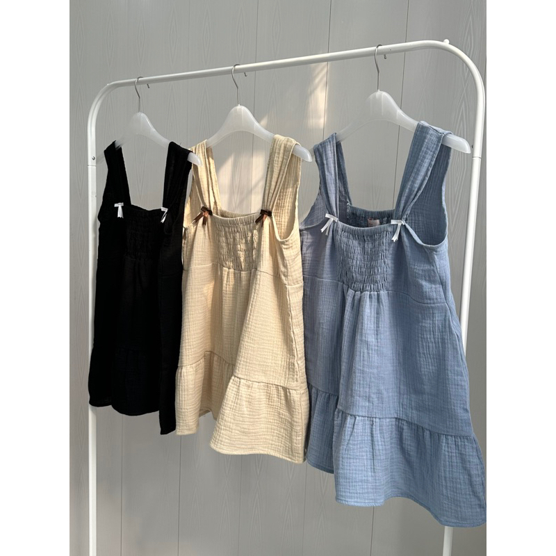 HANA BLOUSE TOP COTTON WANITA OUTER BAJU LUCU WANITA PEREMPUAN THAILAND VIETNAM KOREAN TOP PITA LUCU