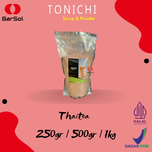 

Tonichi Powder Thai Tea (250 Gr - 1 Kg) - Barsol Indonesia