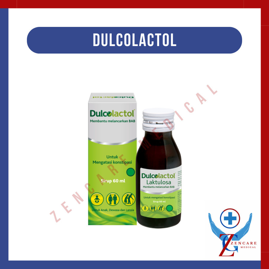 Dulcolactol Sirup Sebotol Isi 60 ML / Obat Pelancar BAB