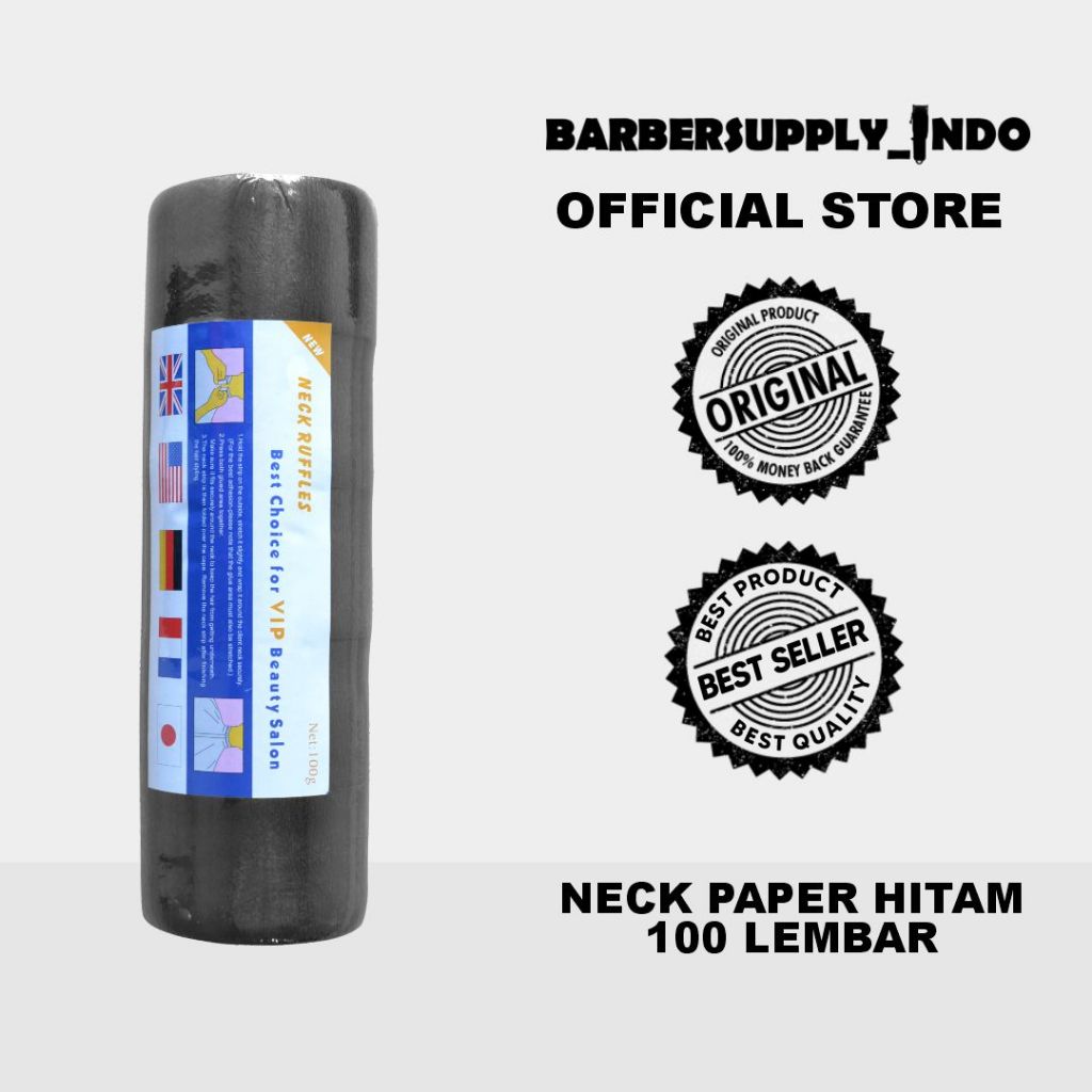 Neck Paper Tissue Leher Tisu Leher Tisu Leher Neck Tape Hitam