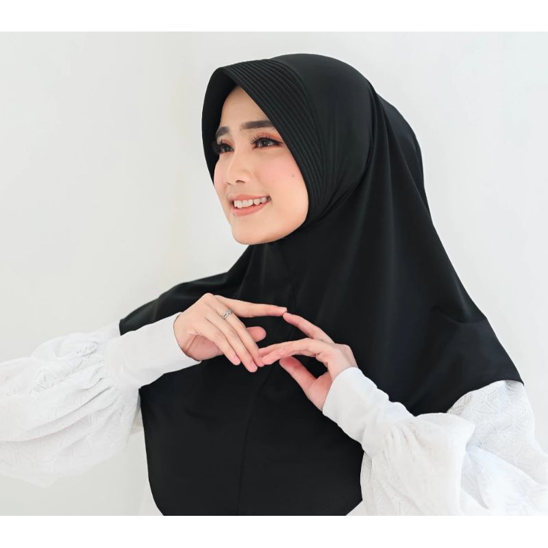 Ellenora Hijab Instan Jersey Hijab Khimar Pinguin Khimar Instan Khimar Jersey Hijab Jersey