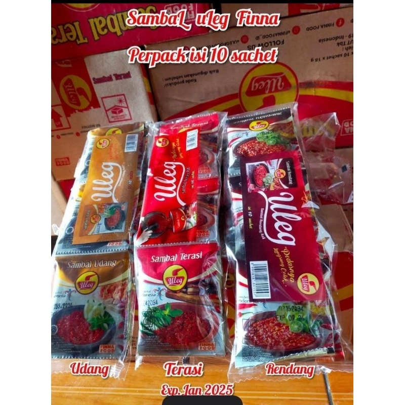 

SAMBEL ULEG FINNA SEPAKET ISI 10 SACHET