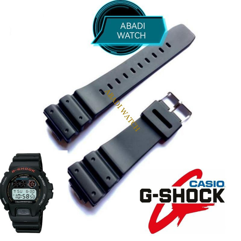 STRAP TALI JAM TANGAN CASIO G SHOCK DW6900 DW 6900 STRAP RUBBER DW-6900 GLS6900 GLX6900 G6900 GB6900