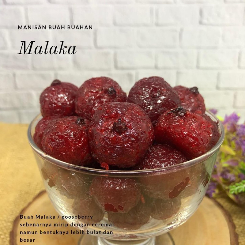 

MANISAN MALAKA/MANISAN BUAH MALAKA 250 gr