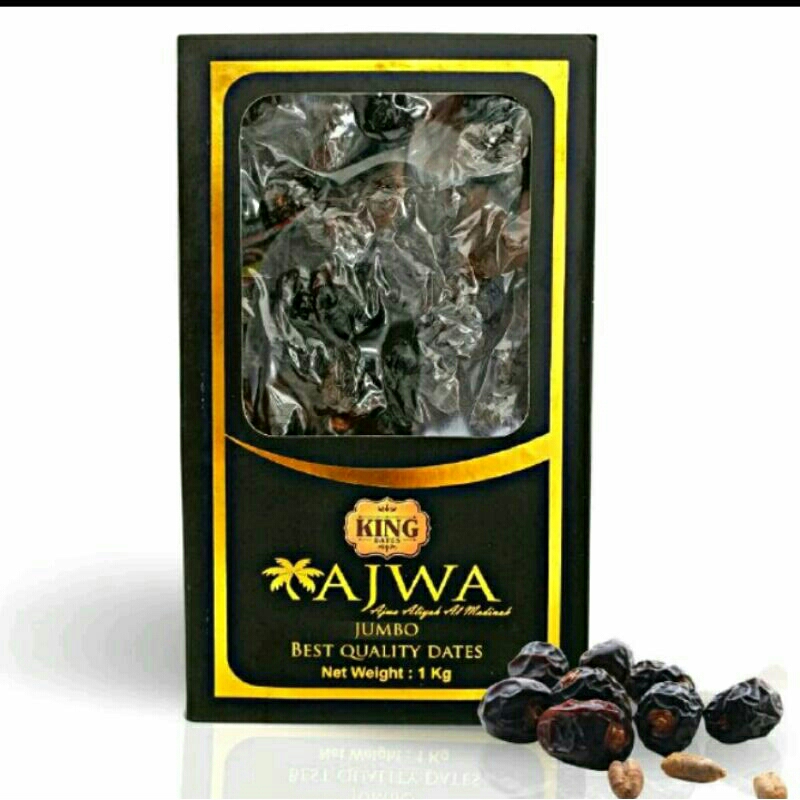 

KURMA AJWA PREMIUM KING KURMA NABI JUMBO AL MADINAH KHAS TIMUR TENGAH BEST QUALITY