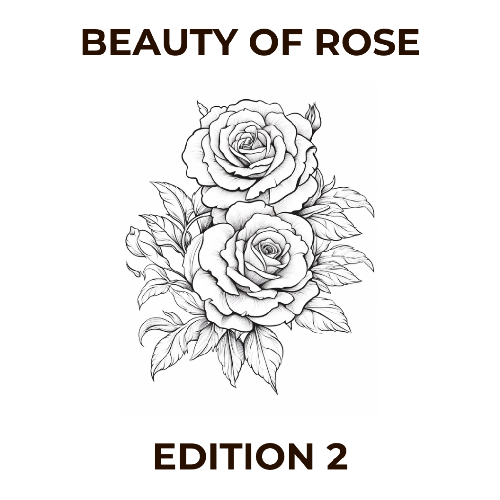 

Halaman Mewarnai Tema Keindahan Mawar Edisi 2 File Digital