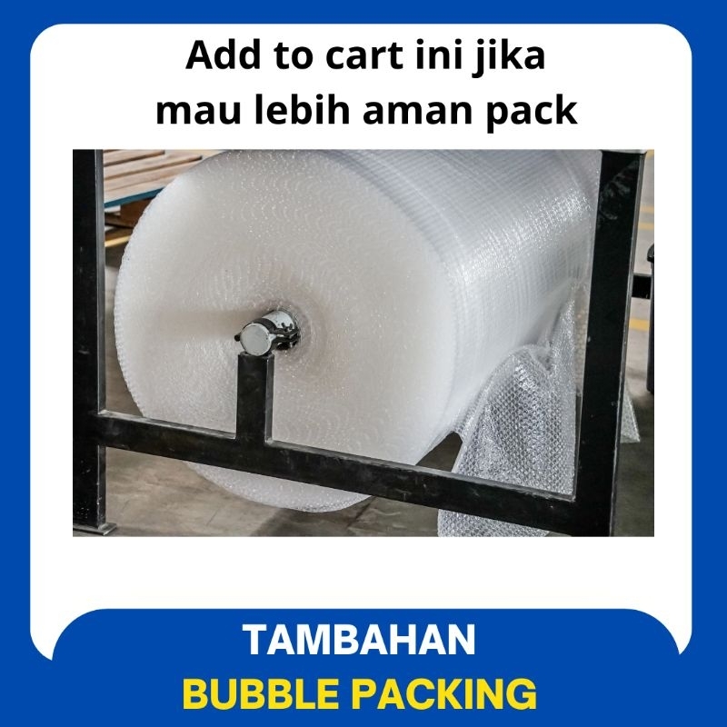 

Tambahan Bublle Warp Packing Biar Aman